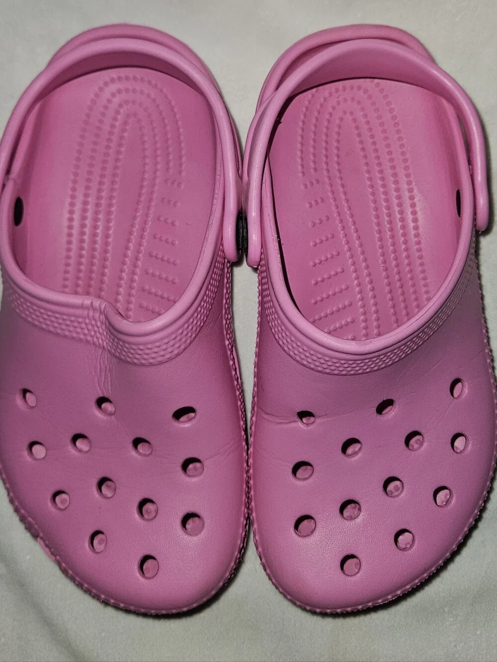 Big Kid's Unisex Taffy Pink Crocs - Size J3